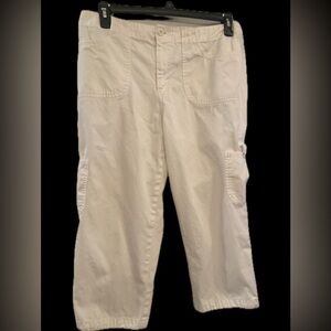 Casual White Cargo Pants by Fashion Bug size 14